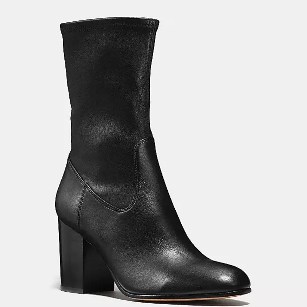 Coach Bond Napa Leather Boots
